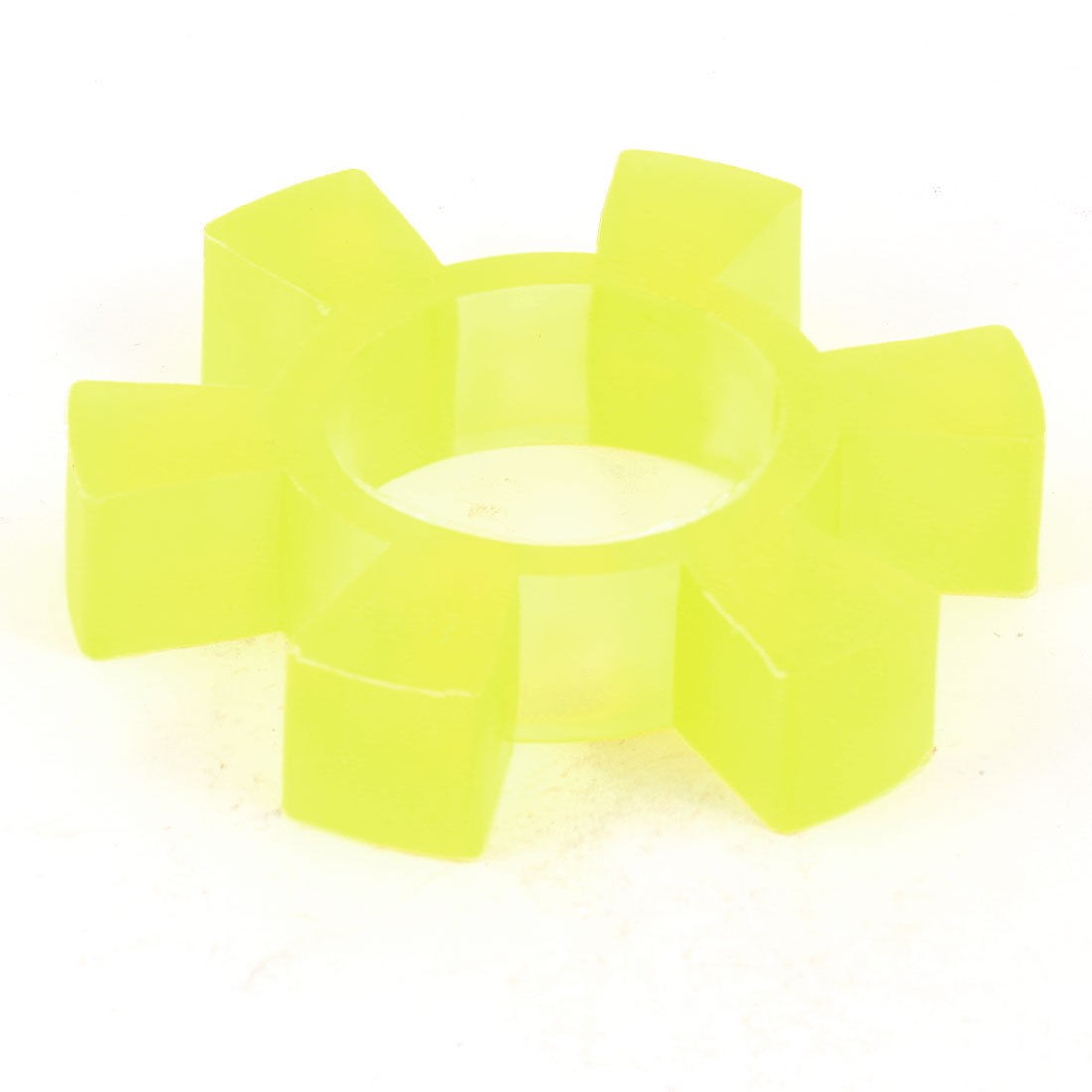 80mm x 16mm PU Coupling Shaft Center Spider Coupler Damper Yellow