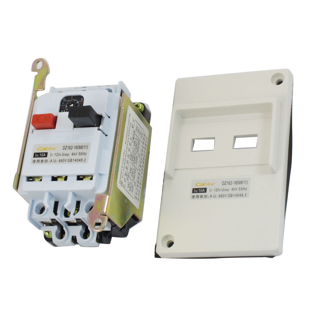DZ162-16 AC 660V 10Amp Panel Protection Switch Breaker