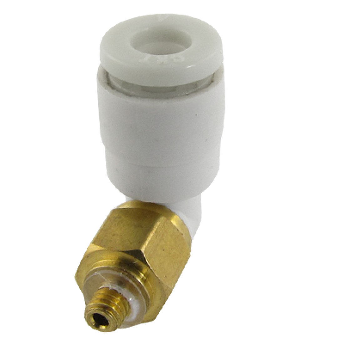 5/32" 4mm Push In to Connect M3 Thread Elbow Quick Pneumatic Fitting