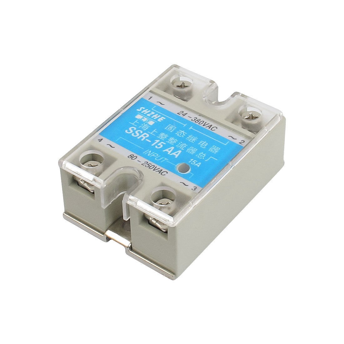 SSR-15AA AC to AC Covered Solid State Module Relay AC 80-250V AC 24-380V