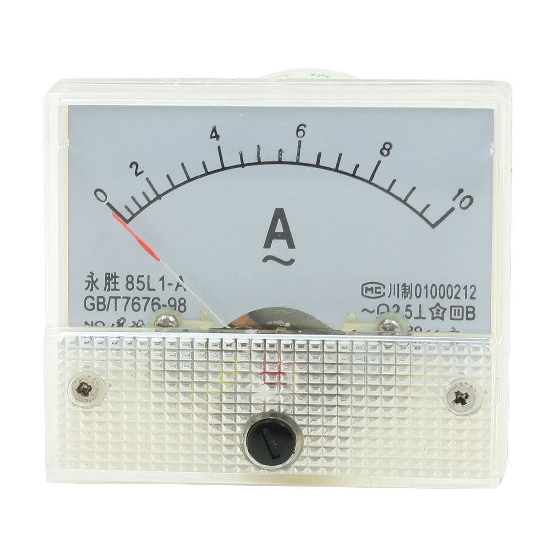 Class 2.5 Accuracy AC 0-10A Dial Analog Panel Meter Gauge 85L1-A