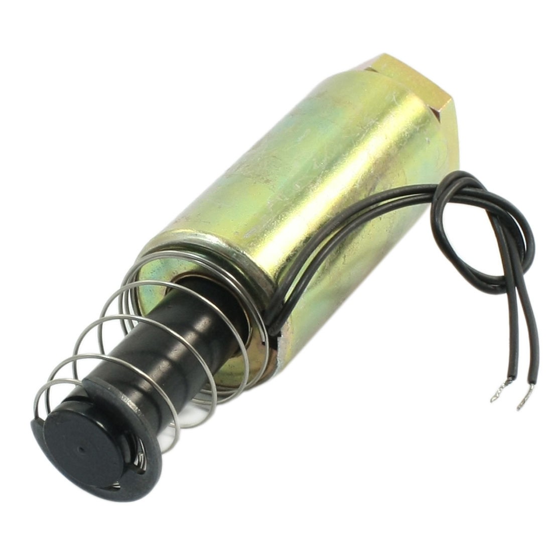 DC24V 1.2A Pull Type Tubular Solenoid Electromagnet 2mm 1600g 5mm 600g