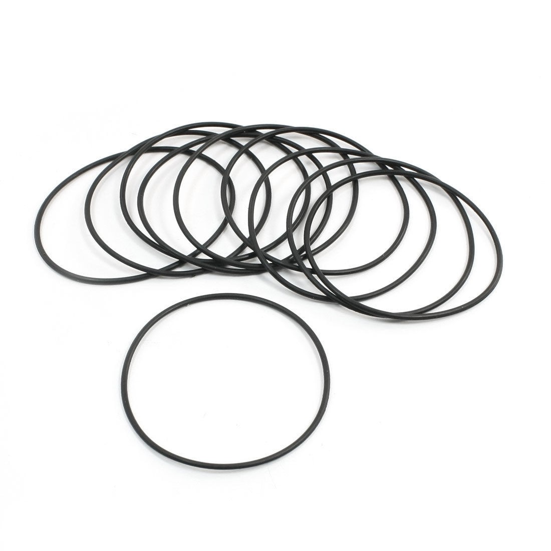 10Pcs Flexible Rubber Sealing Oil Filter O Rings Gaskets 50x47x1.5mm