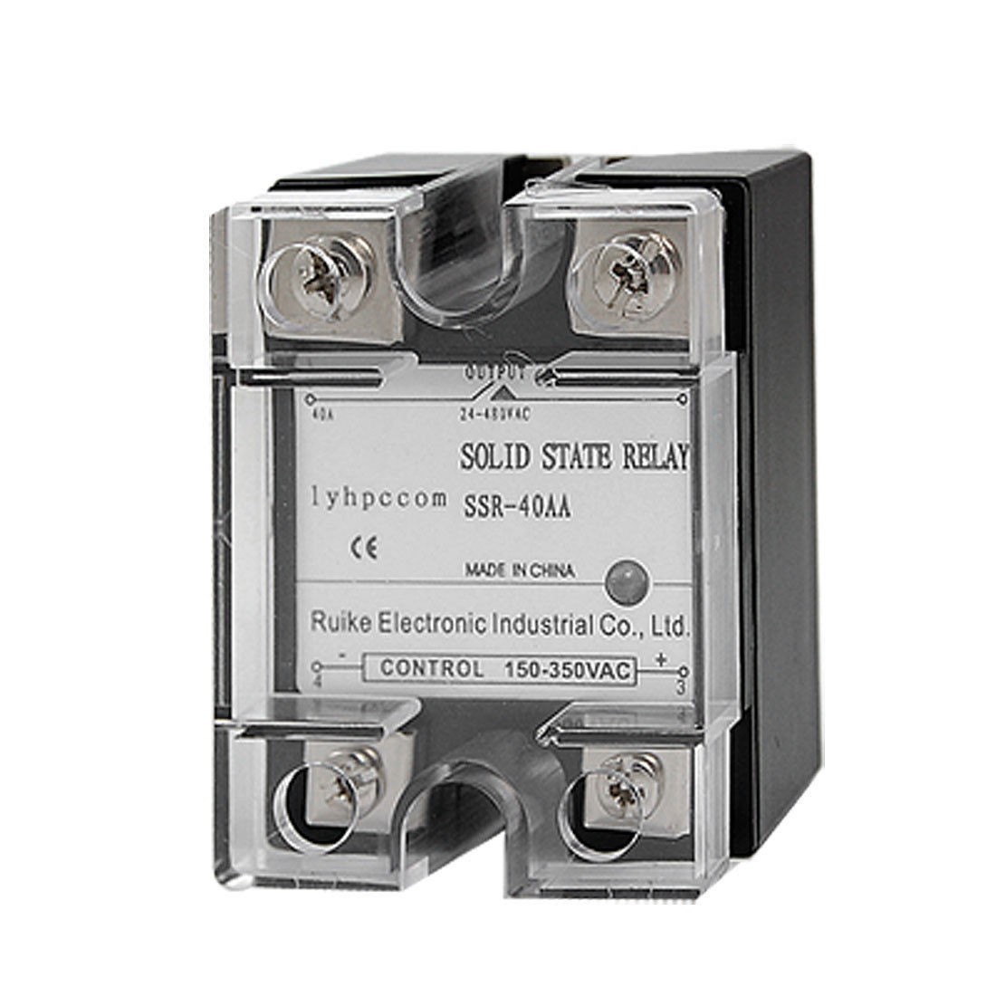Solid State Relay SSR AC-AC 40A 150-350V AC/24-480V AC