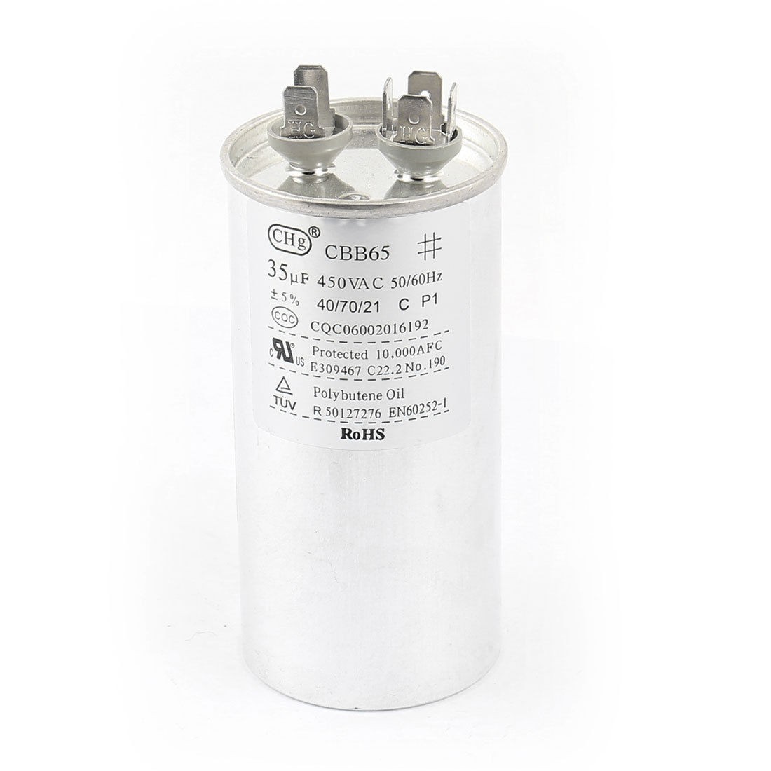 CBB65 AC 450V 35uF Polypropylene Film Motor Run Capacitor for Air Conditioner