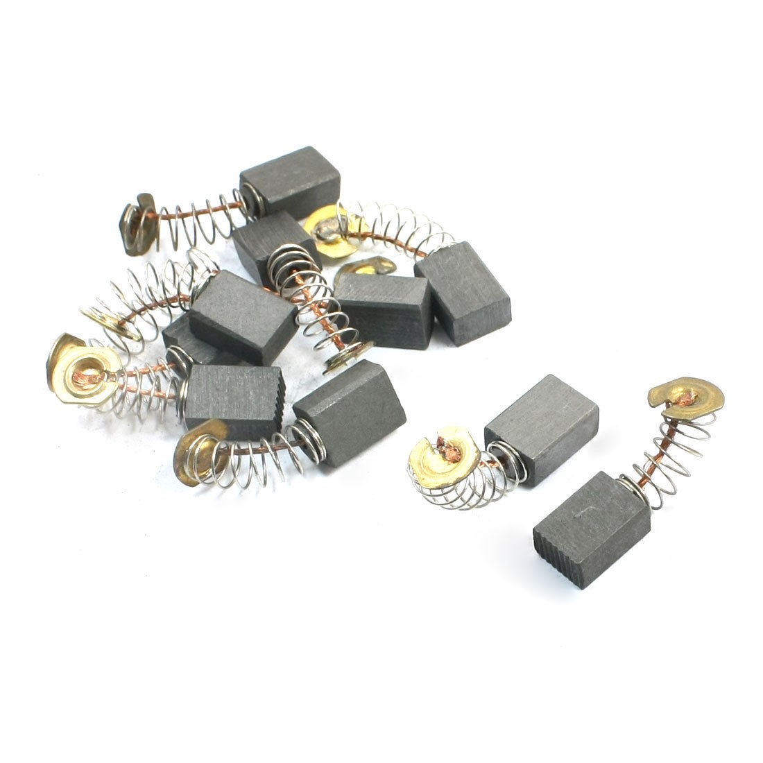 10Pcs Electric Drill Parts Motor Carbon Brushes 12.4mm x 9mm x 6mm
