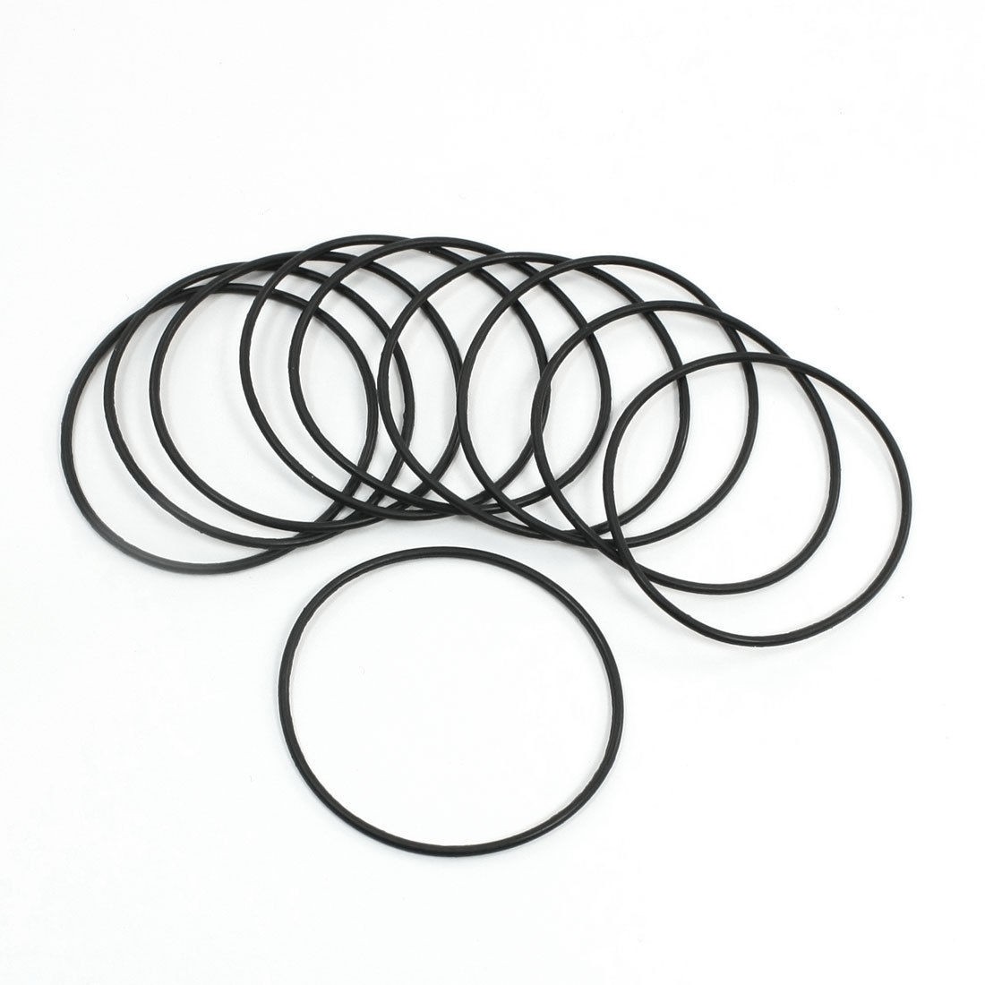 48mm x 1.5mm Flexible Rubber Sealing Oil Filter O Rings Gaskets 10 Pcs