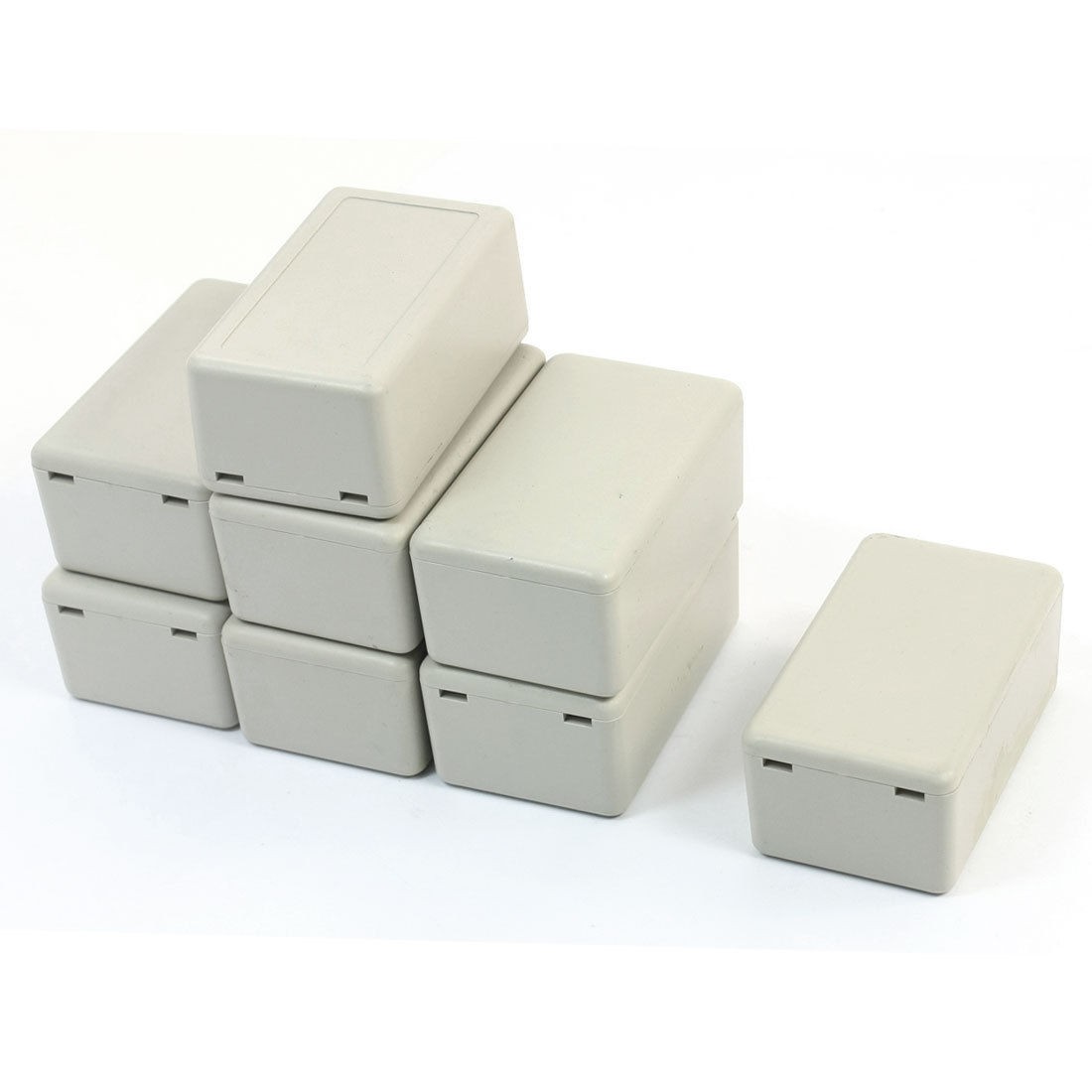 8 x Surface Mount Plastic Electric DIY Junction Box 60mmx36mmx25mm