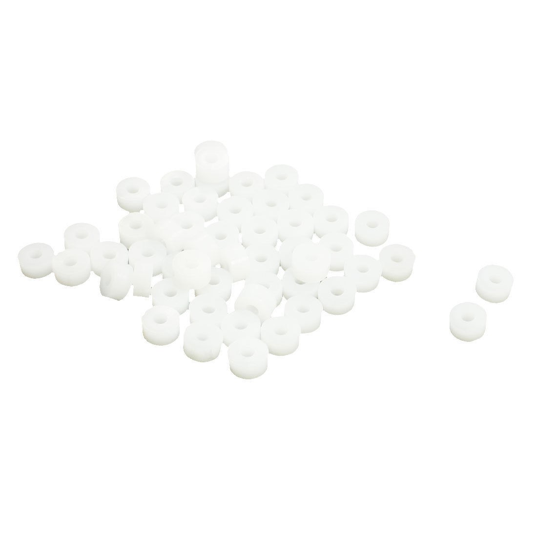 50pcs 2mm Hole Plastic Shaft Fixed Spacer Gasket Sleeve for RC Boat Motor