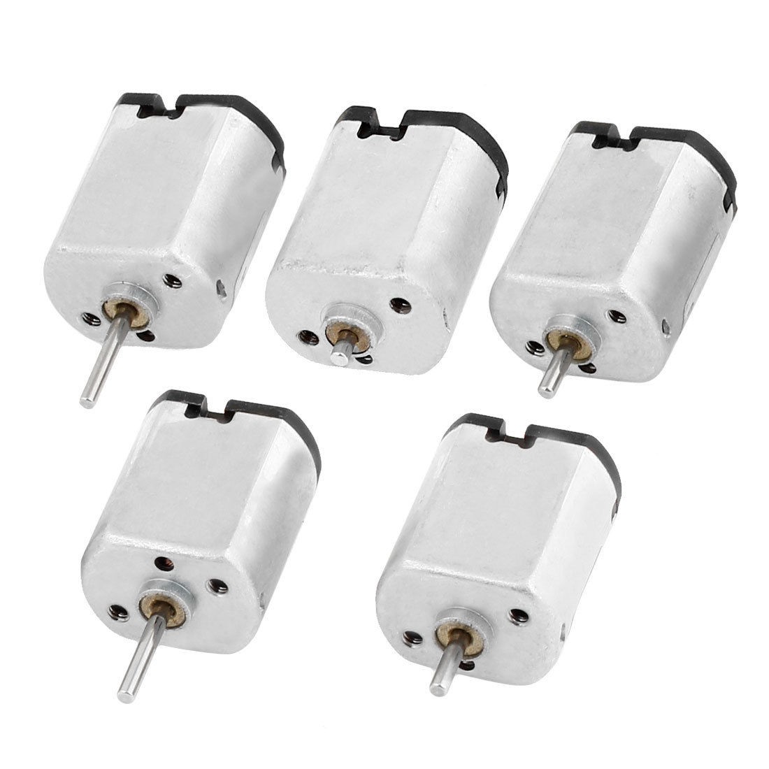 5 Pcs DC6V 12800RPM Rotary Speed 2 Pin Terminal Mini Motor for DIY Toy