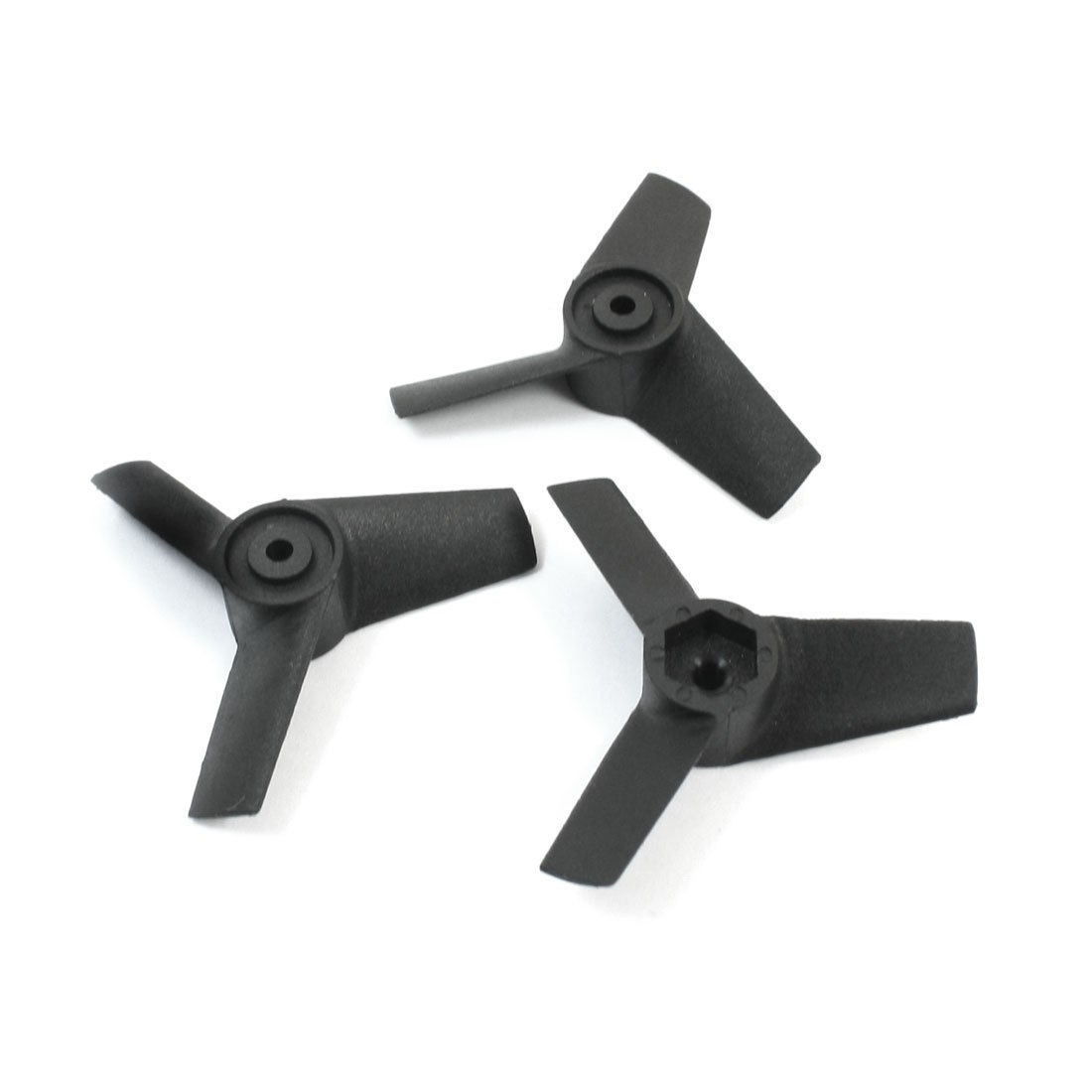 3pcs RC Model Plane 3mm Shaft Dia Motor 3 Blades Ducted Fan Blade 55mm