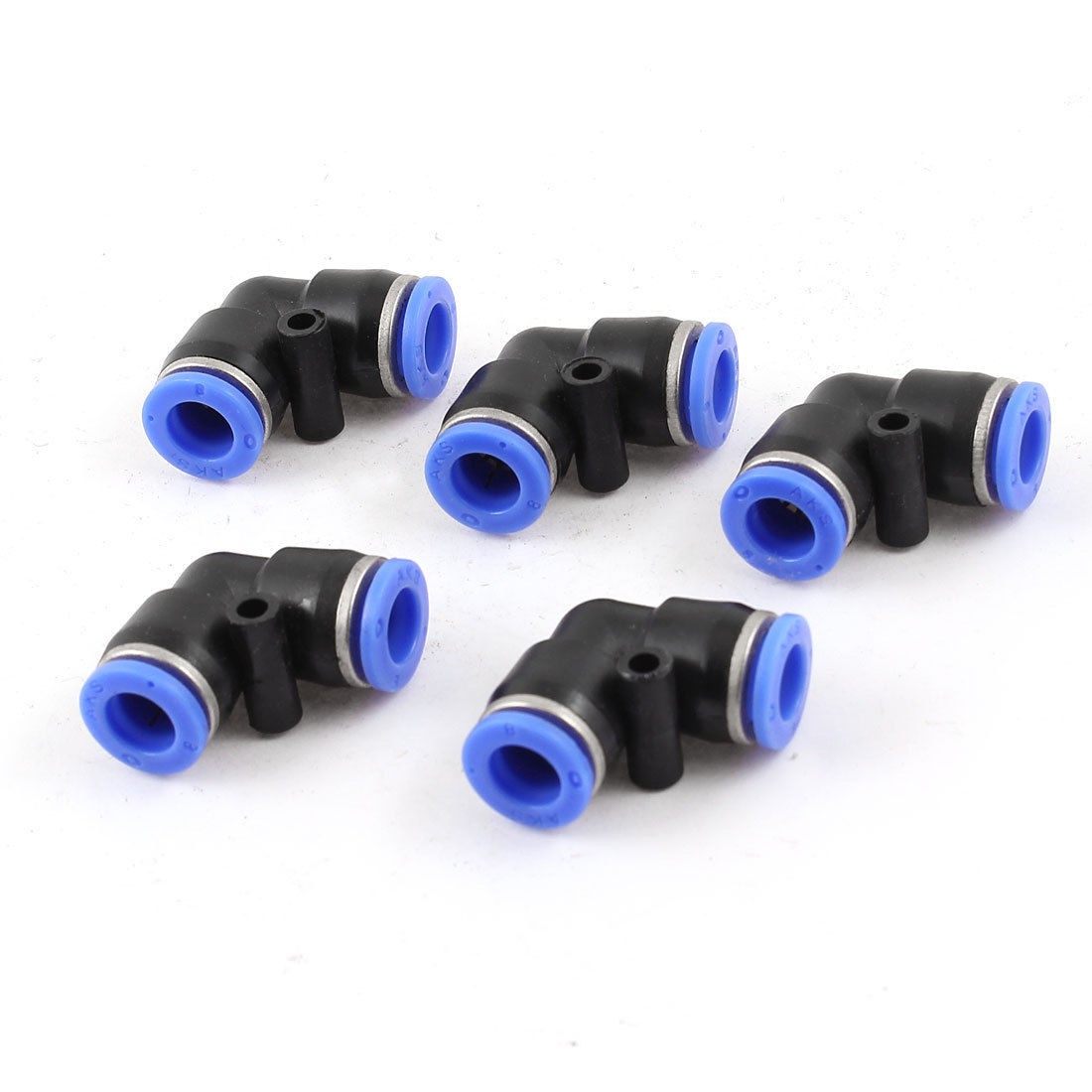5 Pcs 5/16" to 5/16" Elbow Quick Connector Tube Fittings for Water Filter System