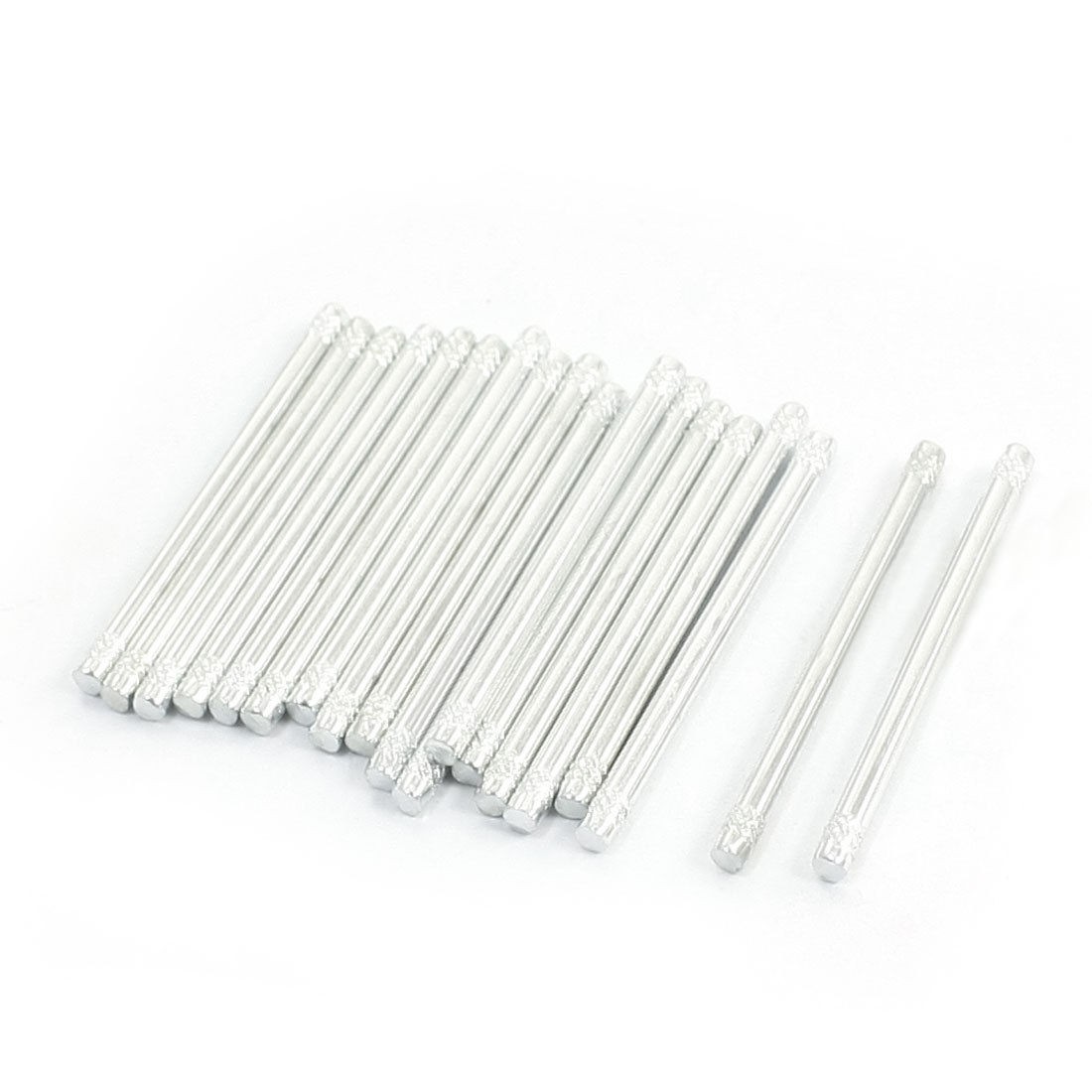 20Pcs RC Toy Car Parts Stainless Steel Round Linkage Rods 21mm x 2mm