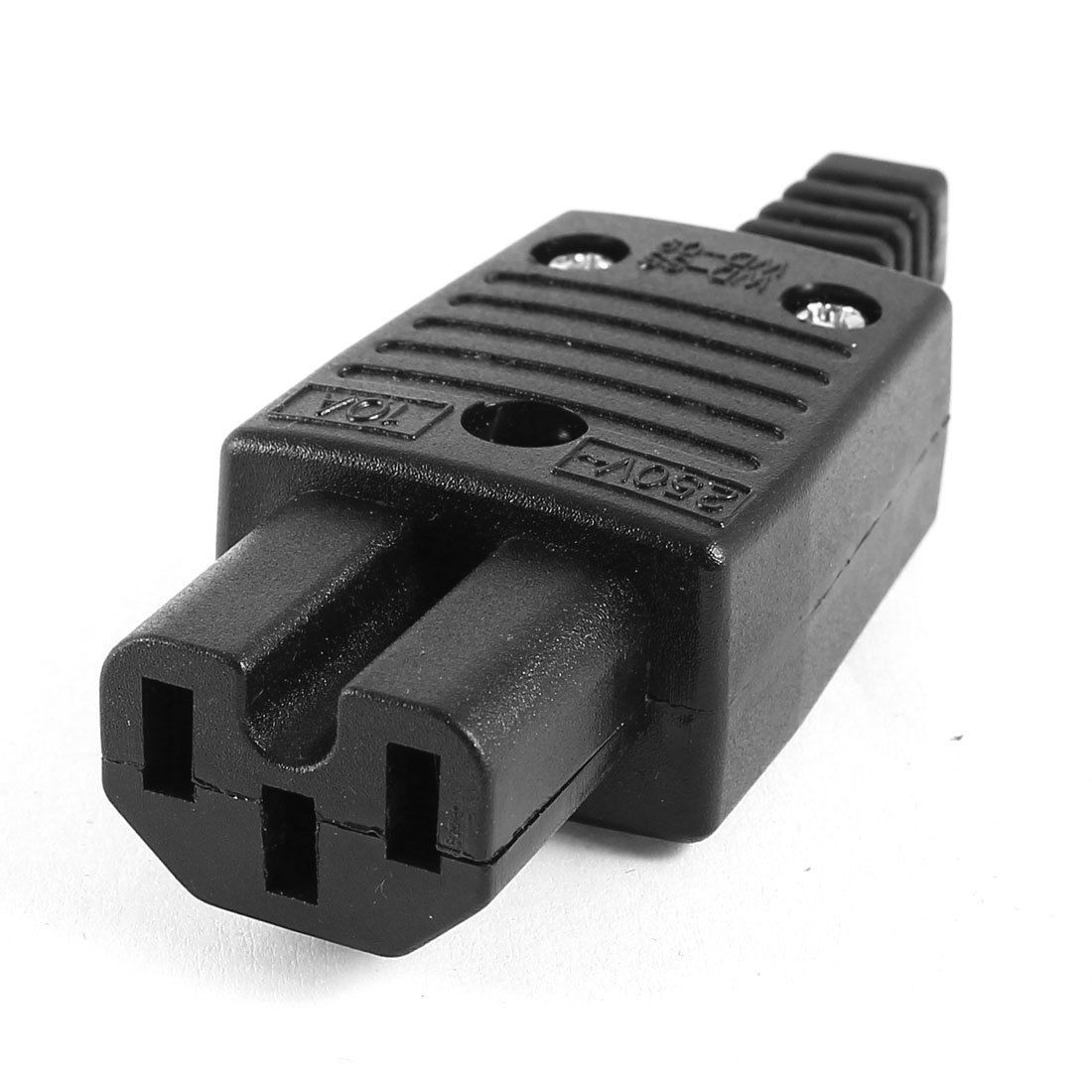 IEC320 C15 Female Outlet Socket Power Adapter Cable Connector AC 250V 10A