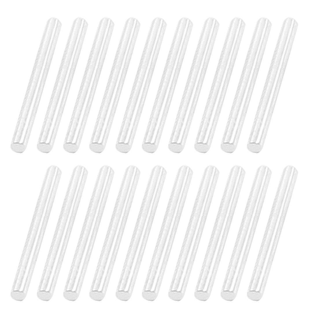 2mm Dia 12mm Length Stainless Steel Round Rod Shaft 20 Pcs for RC Toy Car