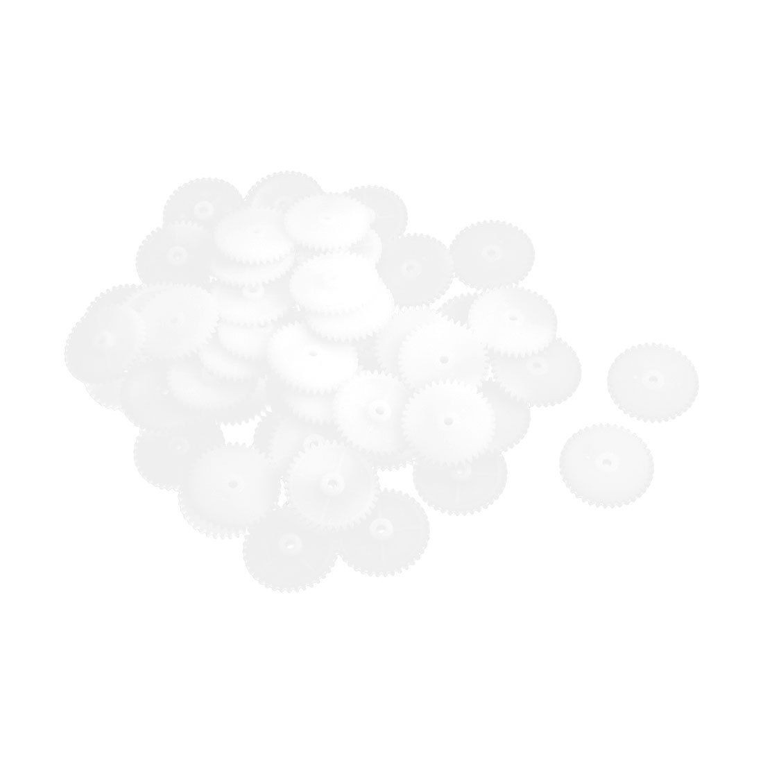50Pcs 20mm x 2mm 38Teeth Plastic Single Reduction Motor Gear for RC Toy Car