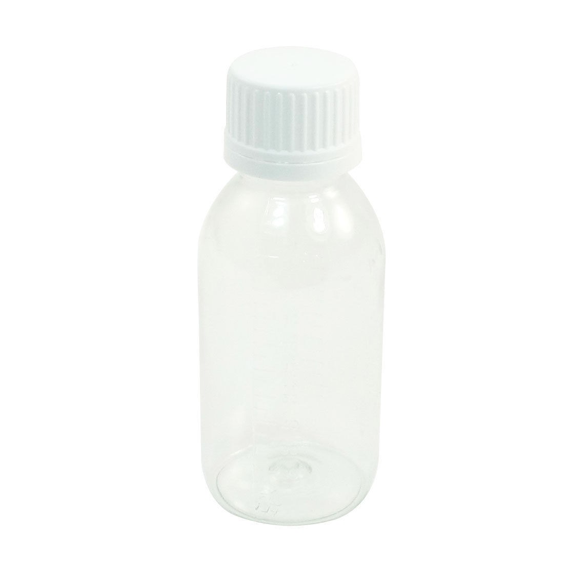 Screw Cover Clear Plastic 100ML Capacity Chemical Agent Bottle