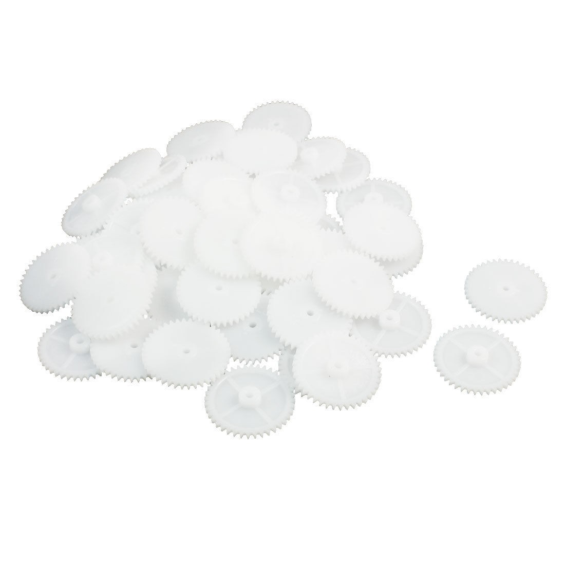 50Pcs 0.5 Modulus 40 Teeth Single Reduction Plasttic Motor Gear for RC Toy Car