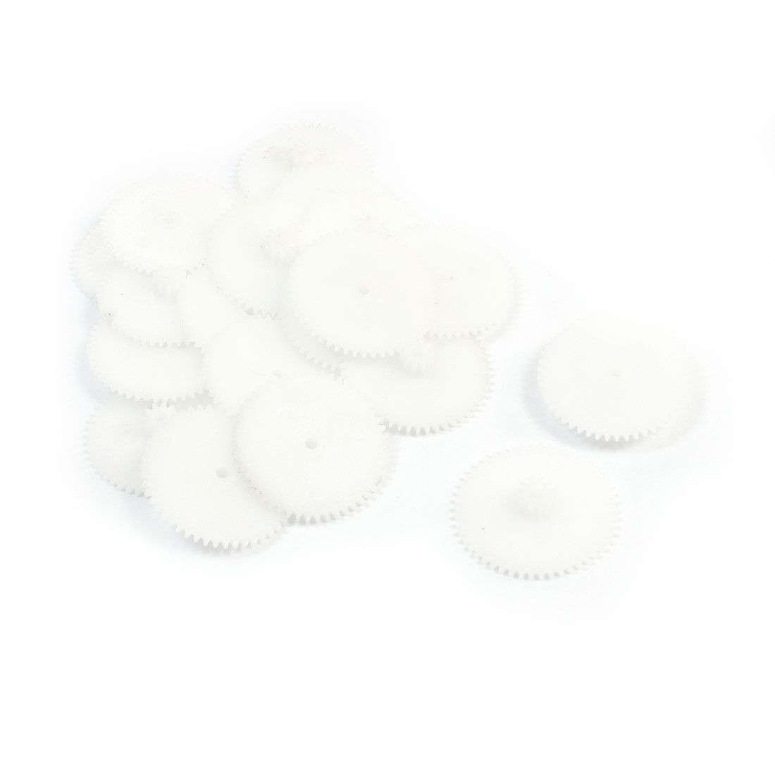 20 Pcs 26mm x 2mm Double Reduction Plastic Gear for Stepping Motor Gearbox