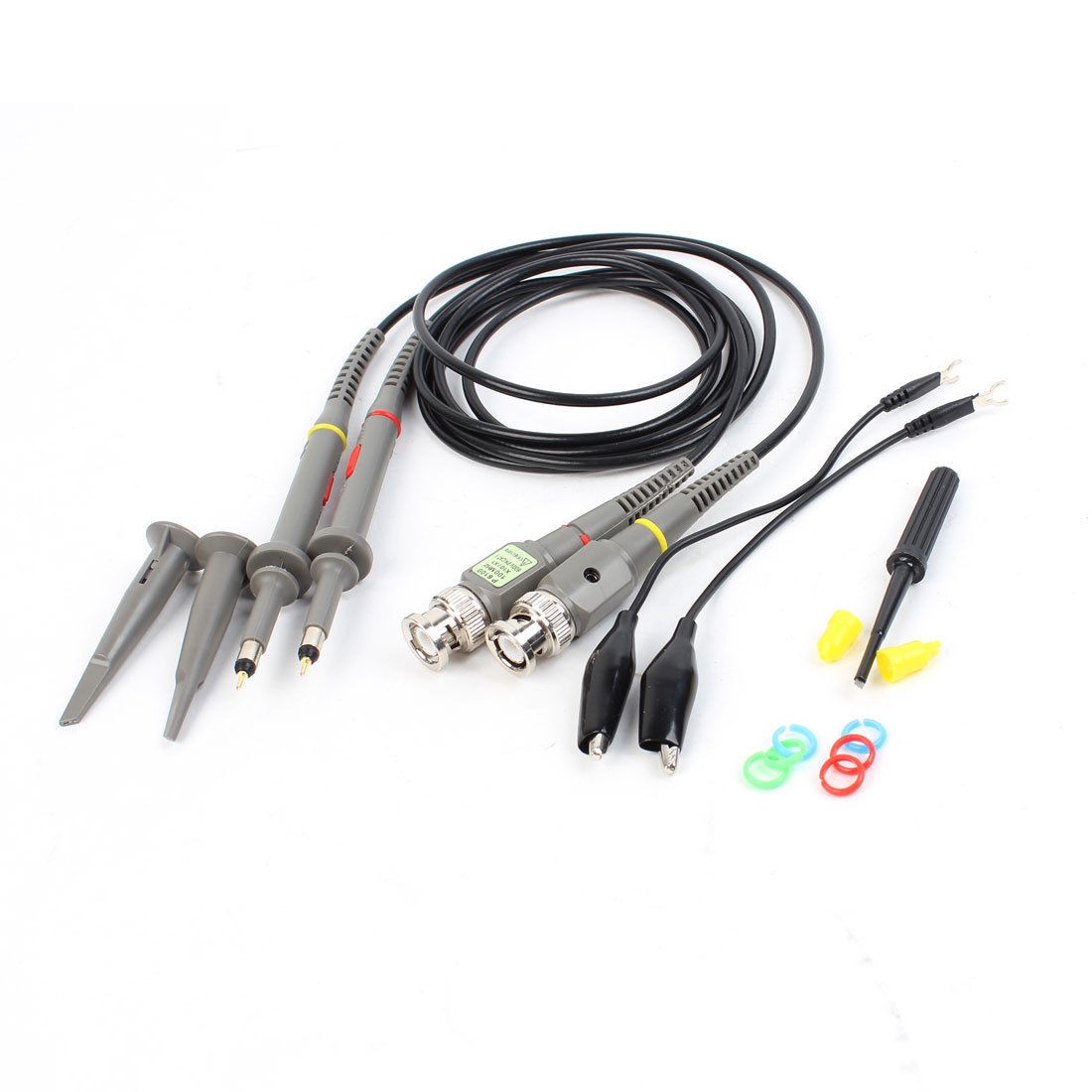 Pair X1 X10 100MHz Oscilloscope Scope Clip Probe Analyzer for HP Tektronix