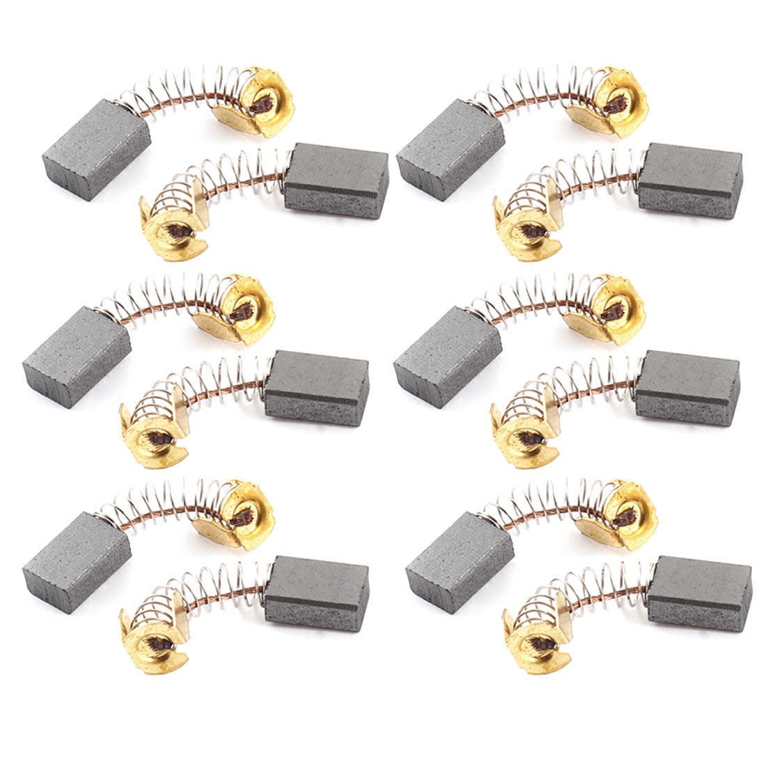 Angle Grinder Replacement 15/32" x 5/16" x 1/5" Carbon Brush 6 Pairs