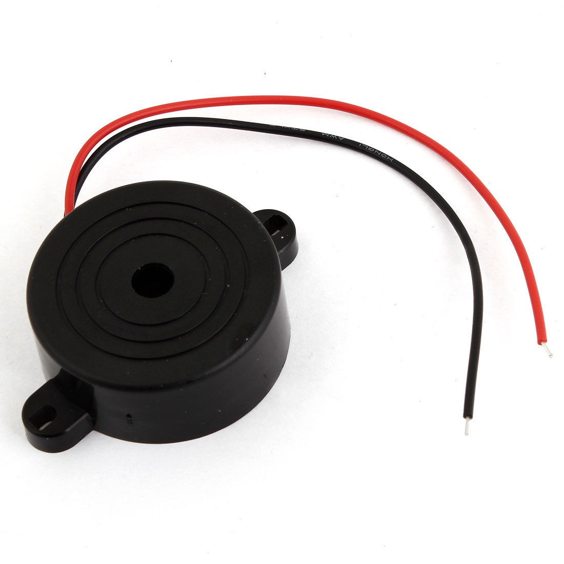 DC 3-24V Industrial Continuous Sound Voice Electronic Buzzer Black