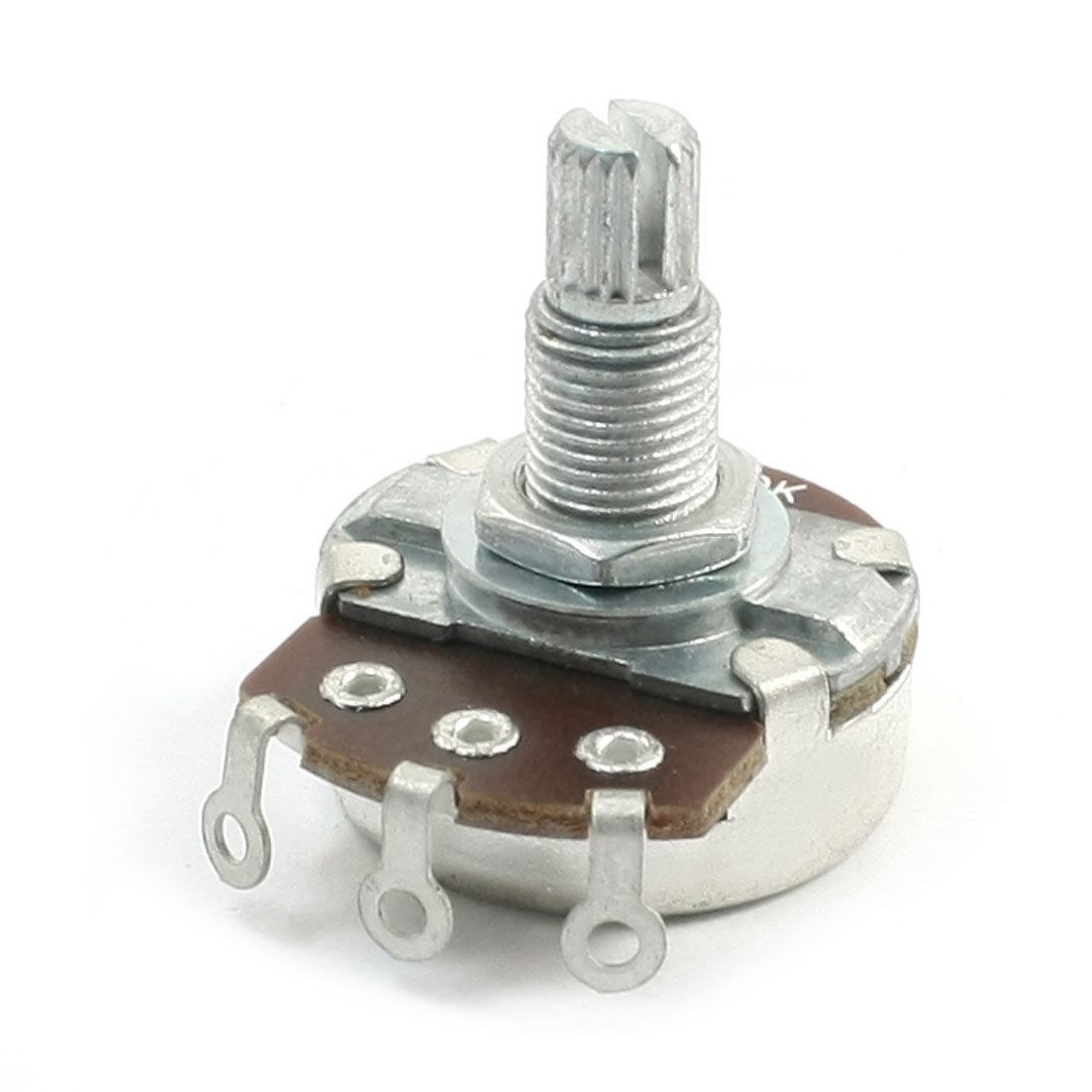 500K ohm Type A 18mm Long D Shaft Top Adjustment Potentiometer
