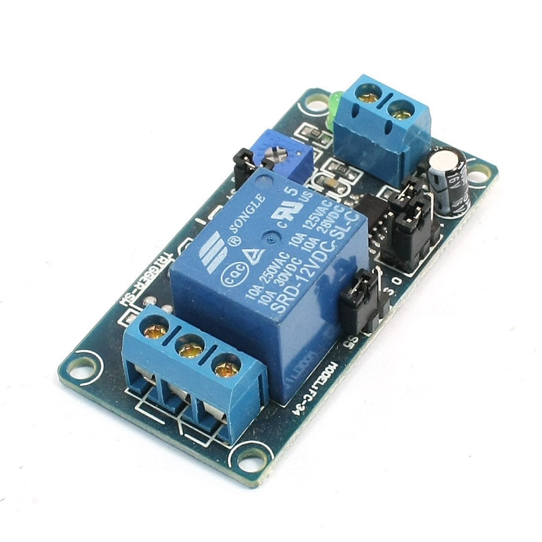 DC 12V 1 Channel Circulate Time Delay Relay Module w LED Indicator