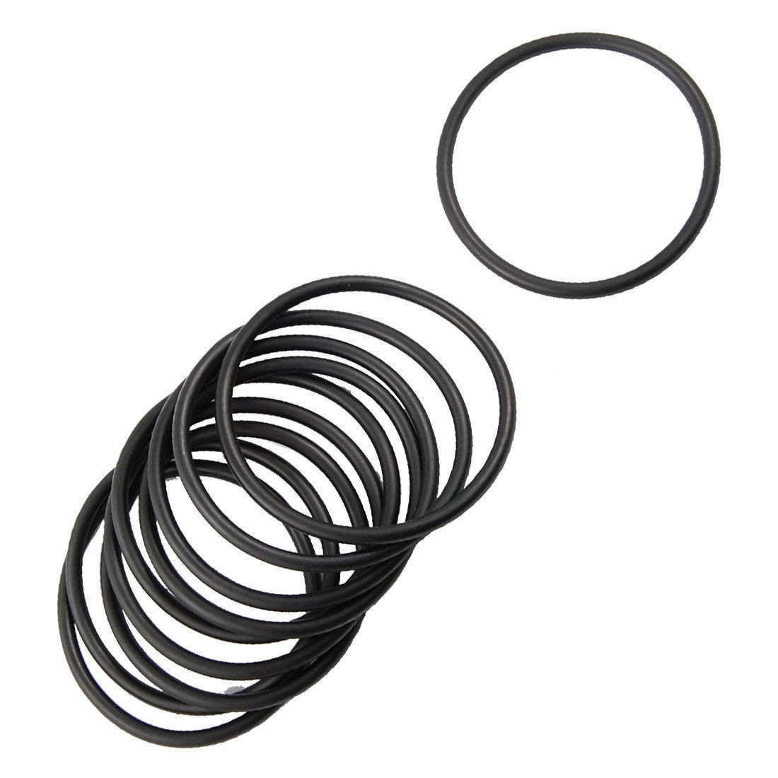 10 Pcs Mechanical Black NBR O Rings Oil Seal Washers 85mm x 5mm x 75mm