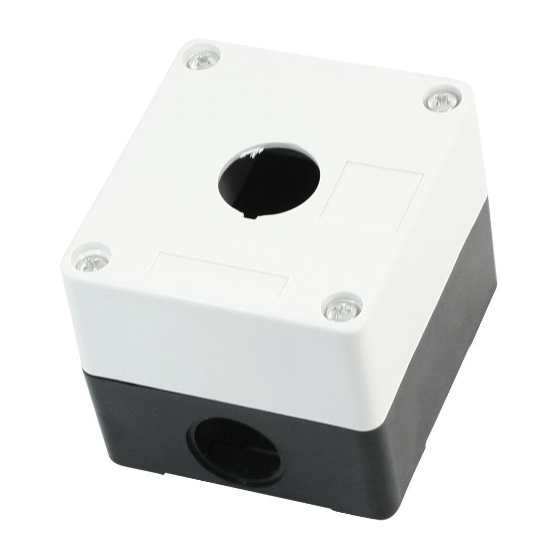 20mm Wire Outlet Single Hole Plastic Push Button Switch Box 78mm x 72mm x 65mm