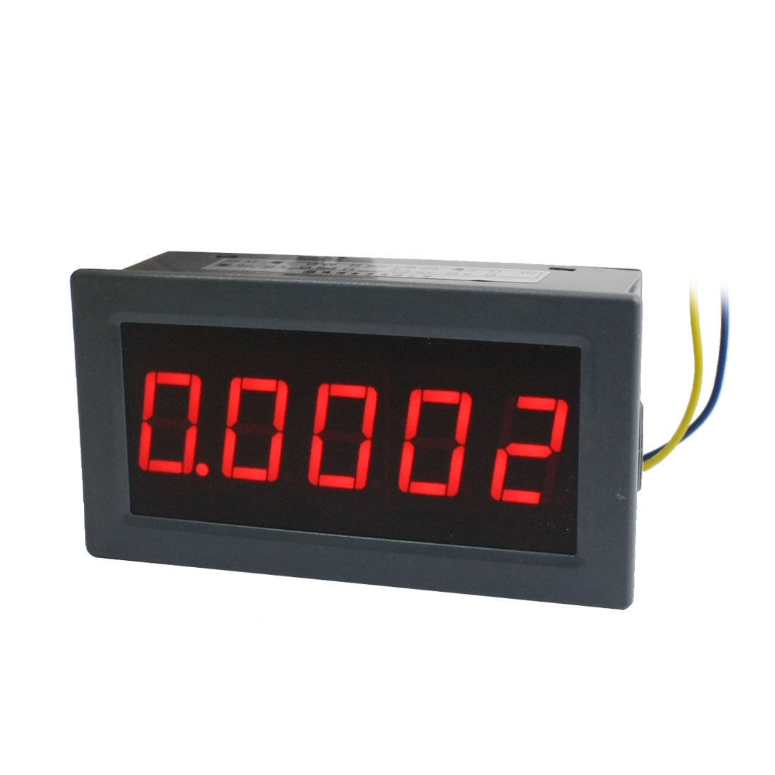 DC 2A Red LED Digits Display 4 1/2 Panel Guage Meter Ammeter YB5145B