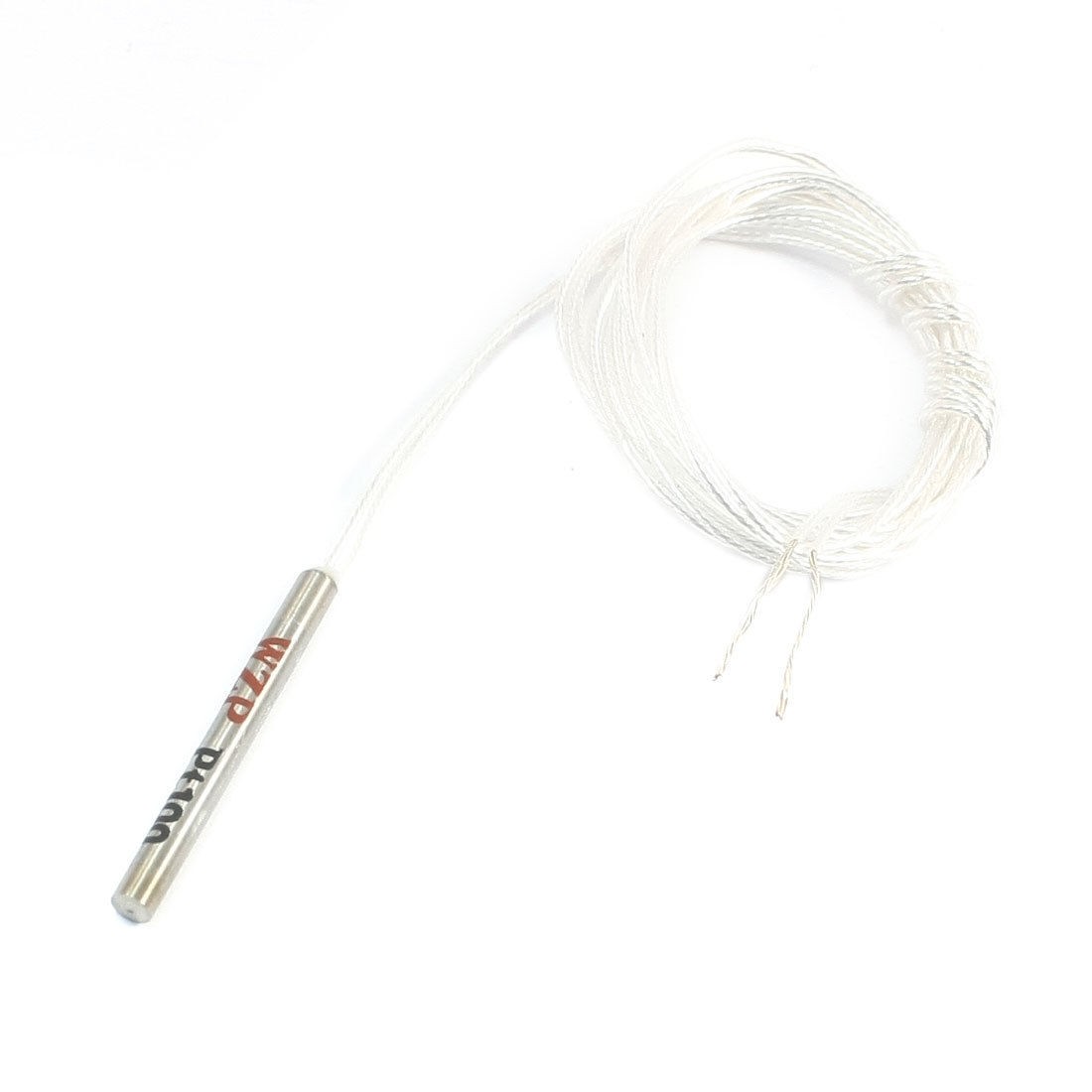 30mmx3mm Stainless Steel Sensor Head Temperature Detect Resistance -100 to 250C