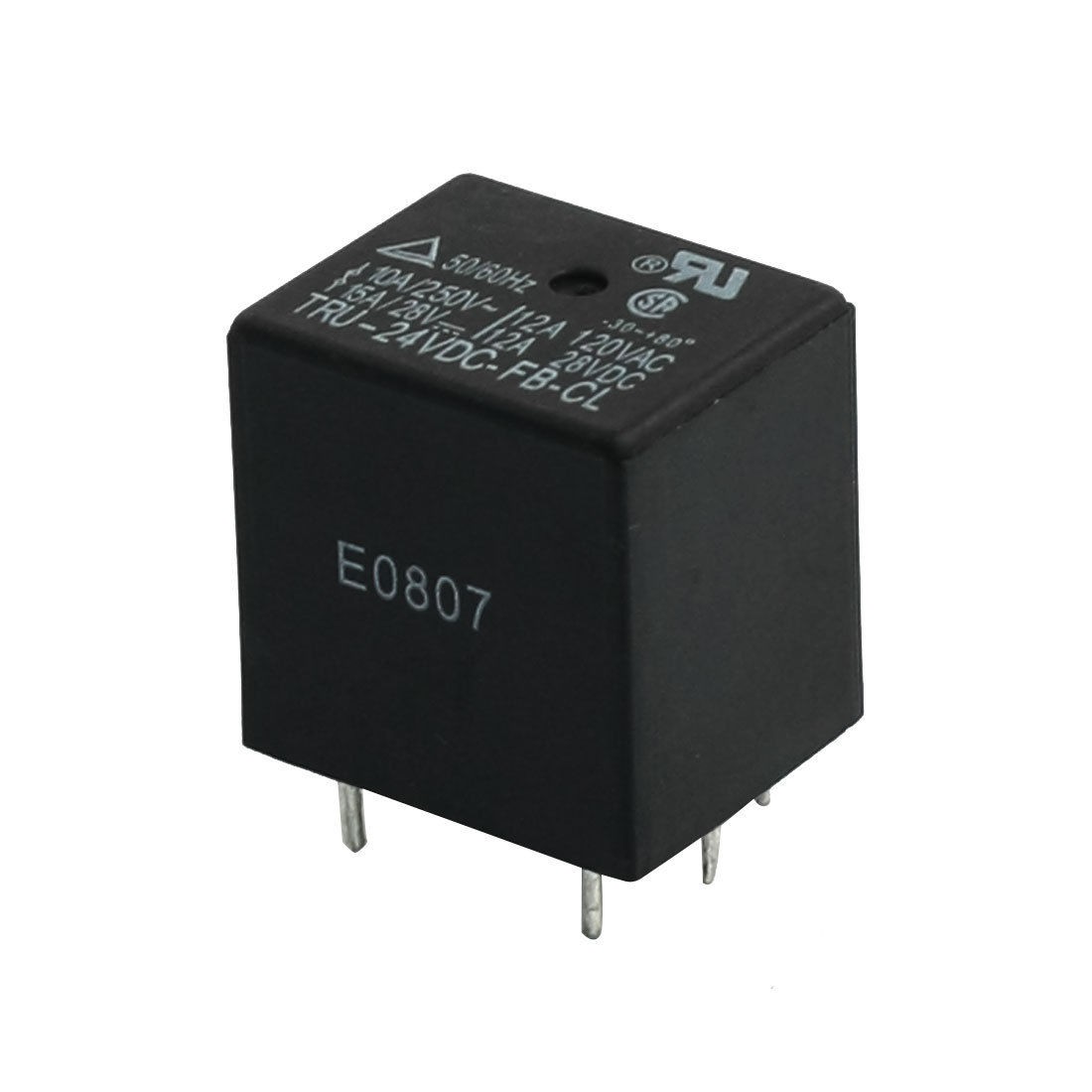 TRU-24VDC-FB-C<wbr/>L DC24V Coil Voltage 5 Pins Plug in PCB Mounting Power Relay
