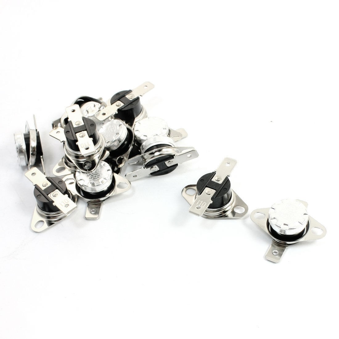 12Pcs KSD301 110C Celsius NC Temperature Control Switch AC250V 10A
