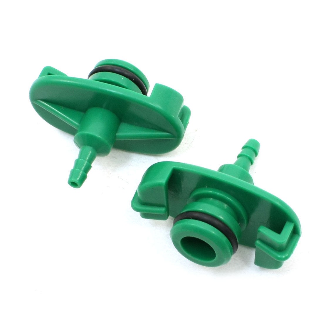 2pcs Green Glue Dispenser 10ML 15.5mm Barrel Syringe Adapter Assemblies