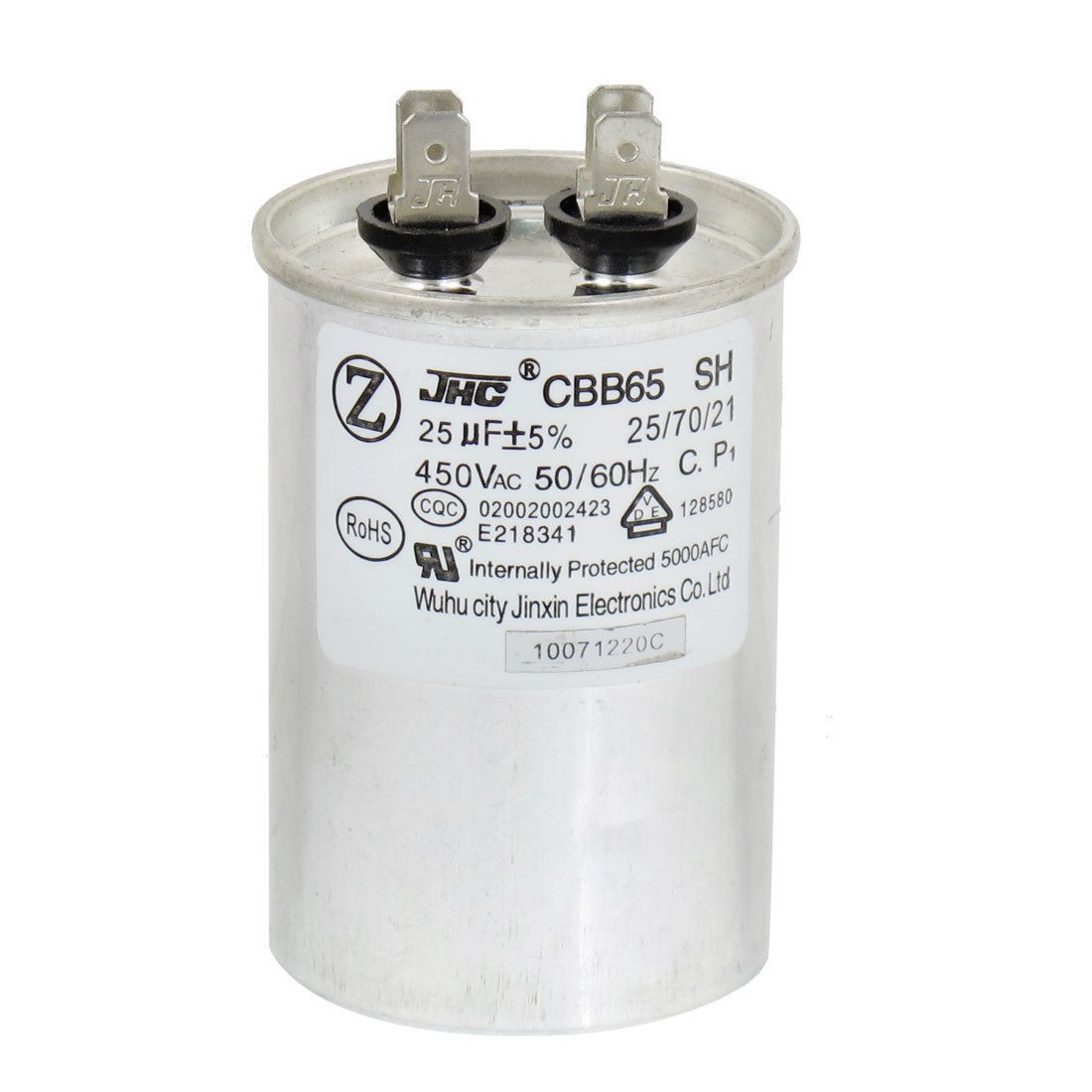 CBB65 25uF AC 450V Motor Capacitor for Air Conditioner Engine