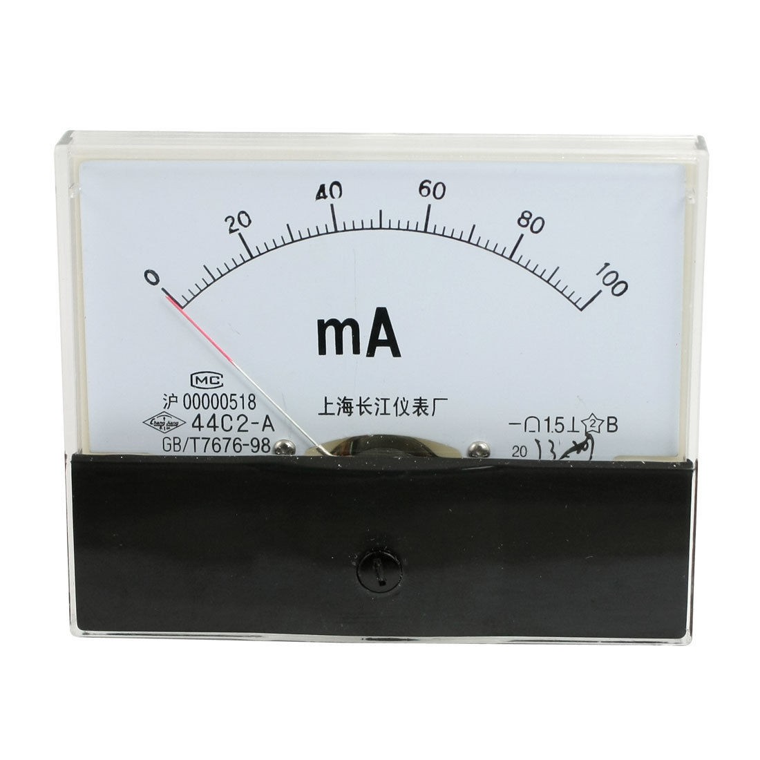 Current Measurement DC 0-100MA Scale Milli Ampere Ammeter Panel Meter