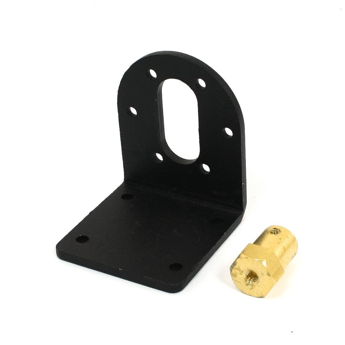 37mm DC Geared Motor Mounting Bracket Holder + 6mm Hex Coupling