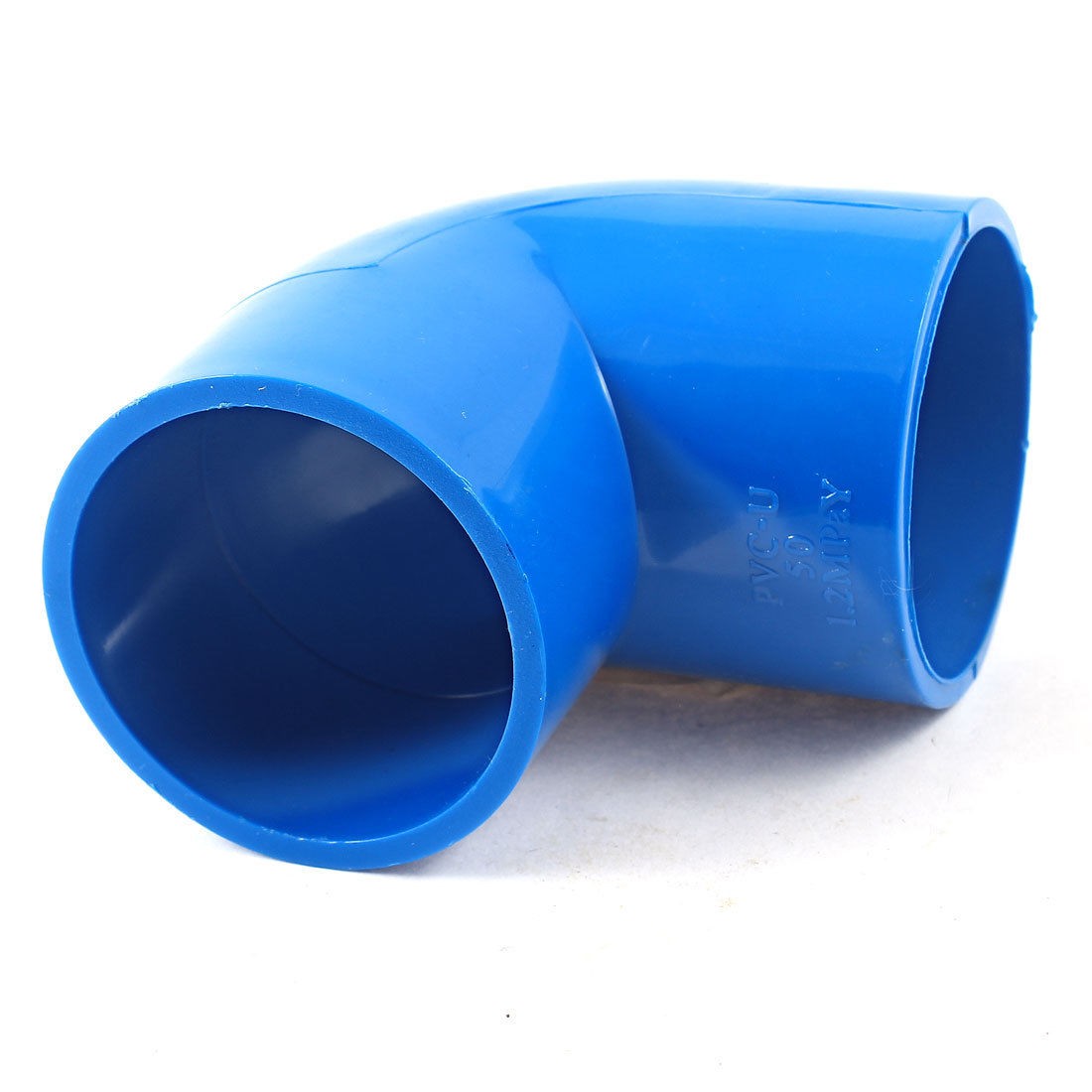 Blue 50mm x 50mm 90 Degree Equal Elbow PVC Pipe Slip Fitting Coupling