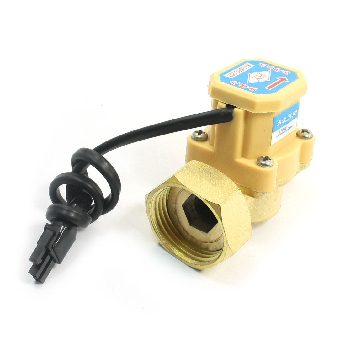 0.75-5L/Min 1/2PT to 1PT Water Control Flow Sensor Switch Flowmeter 0.6Mpa