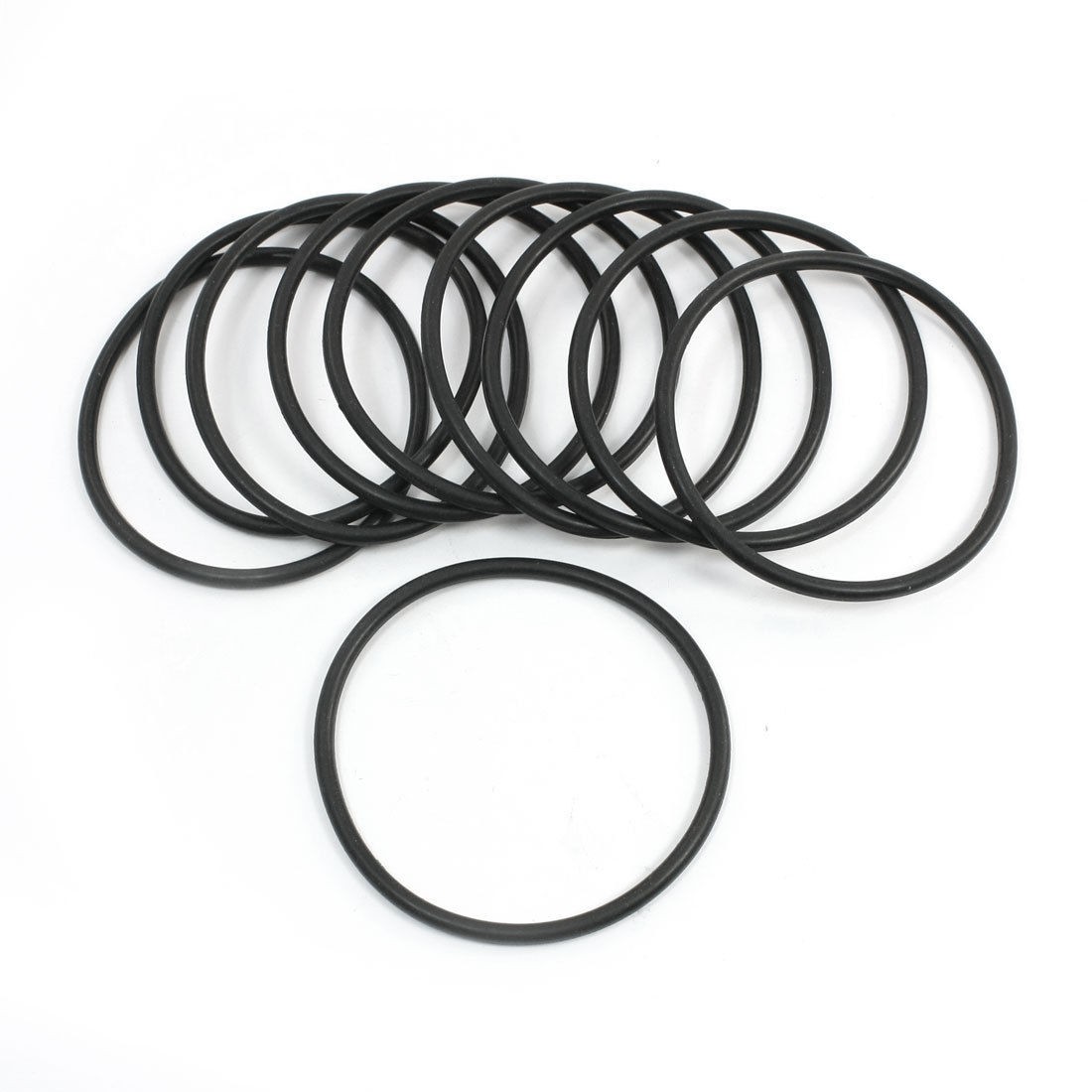 10Pcs 78mm x 70mm x 4mm Mechanical Rubber O Ring Oil Seal Gaskets Black