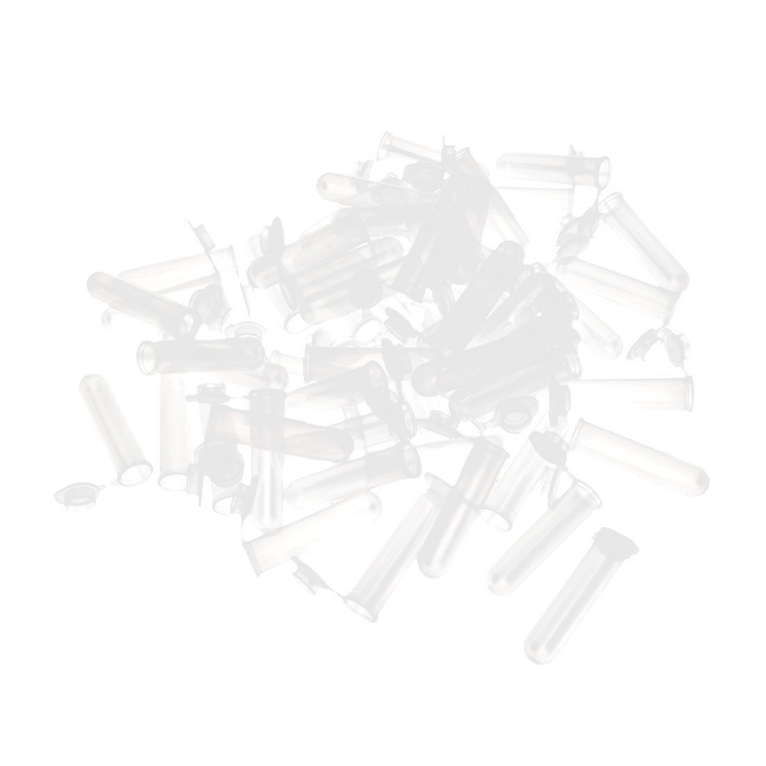 7ml Plastic Round Bottom Micro Centrifuge Tubes w Flip Caps 200 Pcs