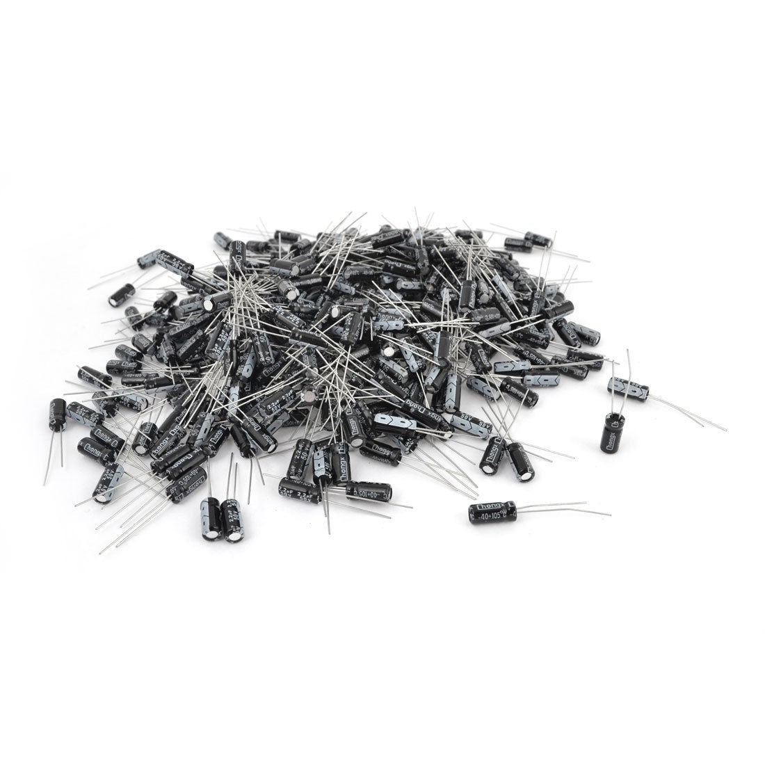 1000 Pcs 5mm x 11mm 2.2UF 50V Polarized Radial Electrolytic Capacitor