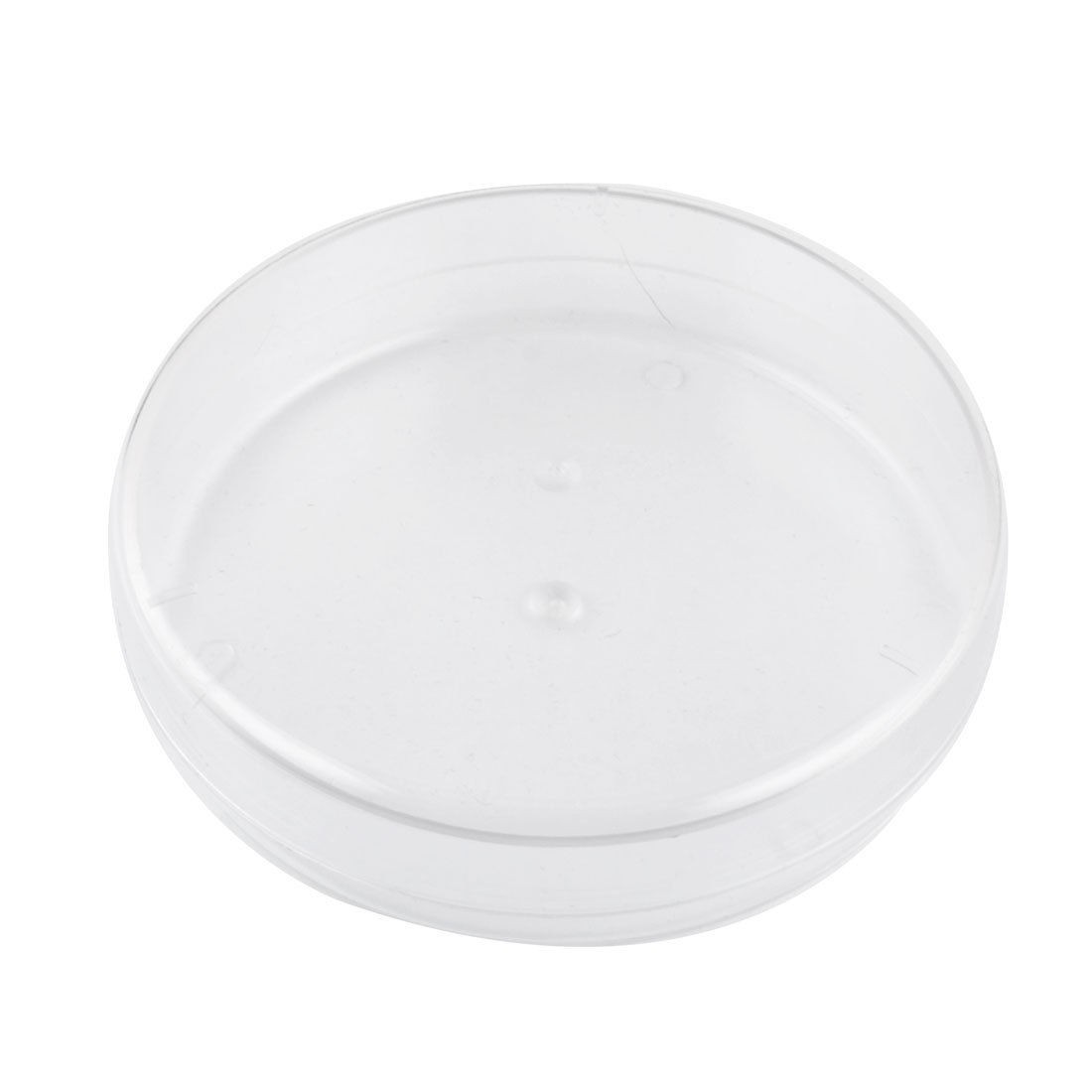 90mm x 22mm Flat Bottom Round Sample Cell Culture Petri Dish w Cover