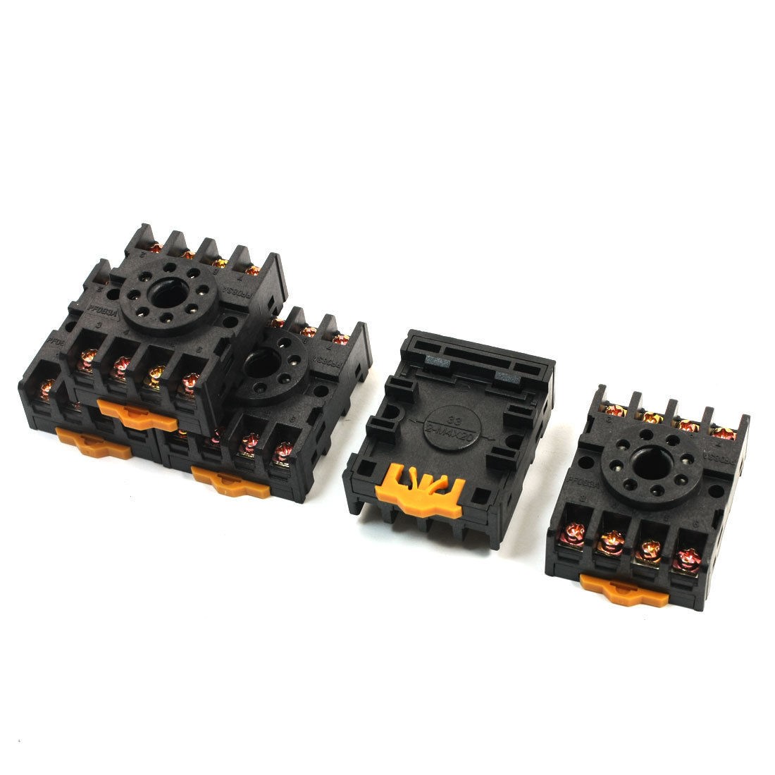 5pcs PF083A 8 Pins Screw Terminals Power Relay Socket Base for JTX-2C DH48S
