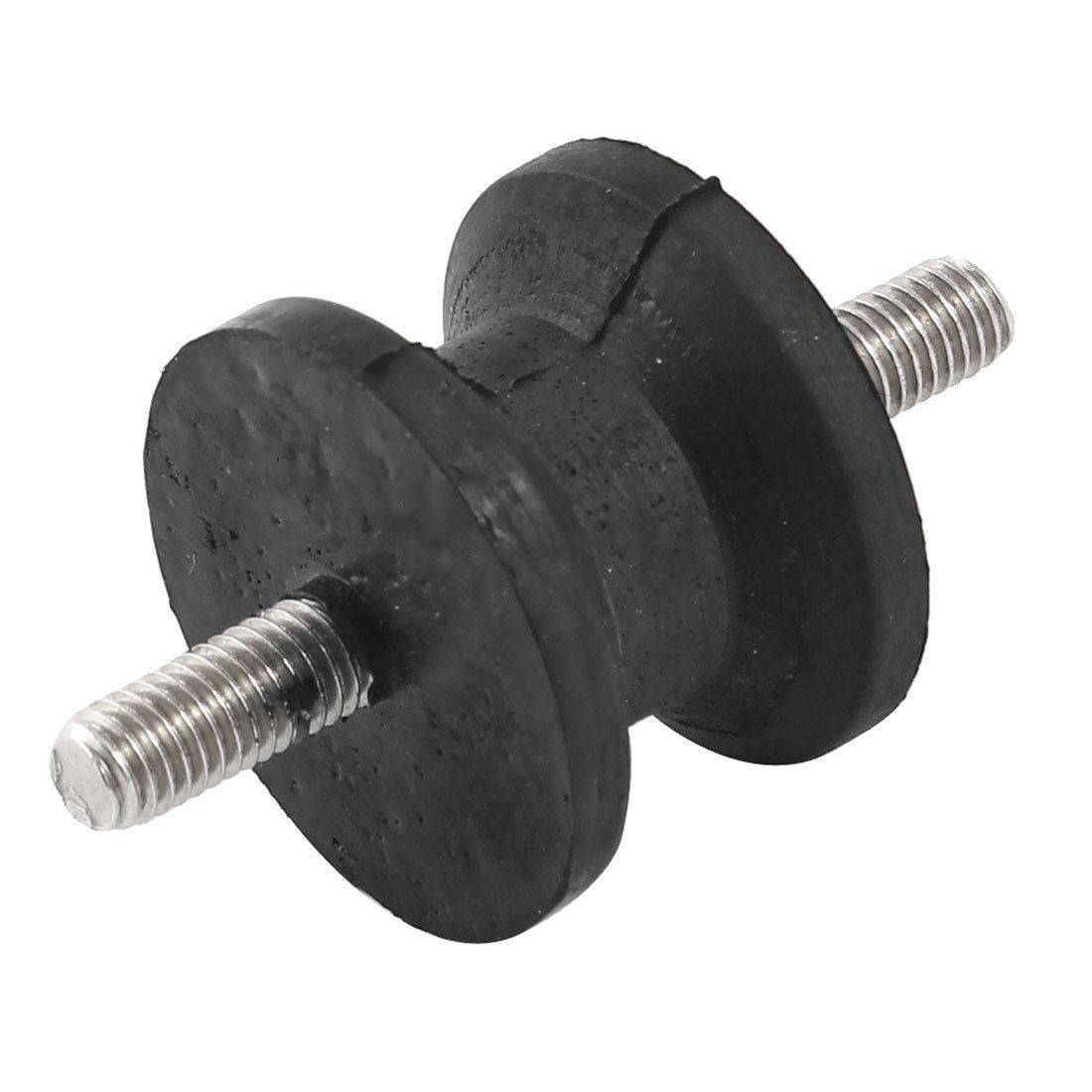 Double Ends 8mm Dia Male Threaded 40mmx27mm Rubber Vibration Isolator Mount
