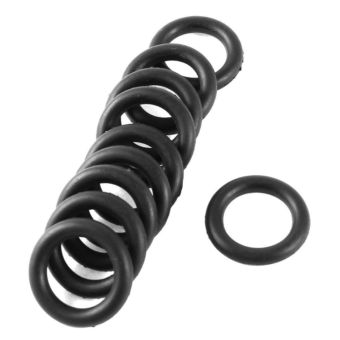 10 x Vehicle Household Rubber O Ring O-Ring Seals Washers Gaskets Black