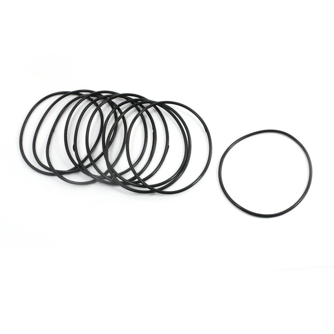 10Pcs 80.3mm OD 2.65mm Thickness Industrial Rubber Oil Seal O Rings Gaskets