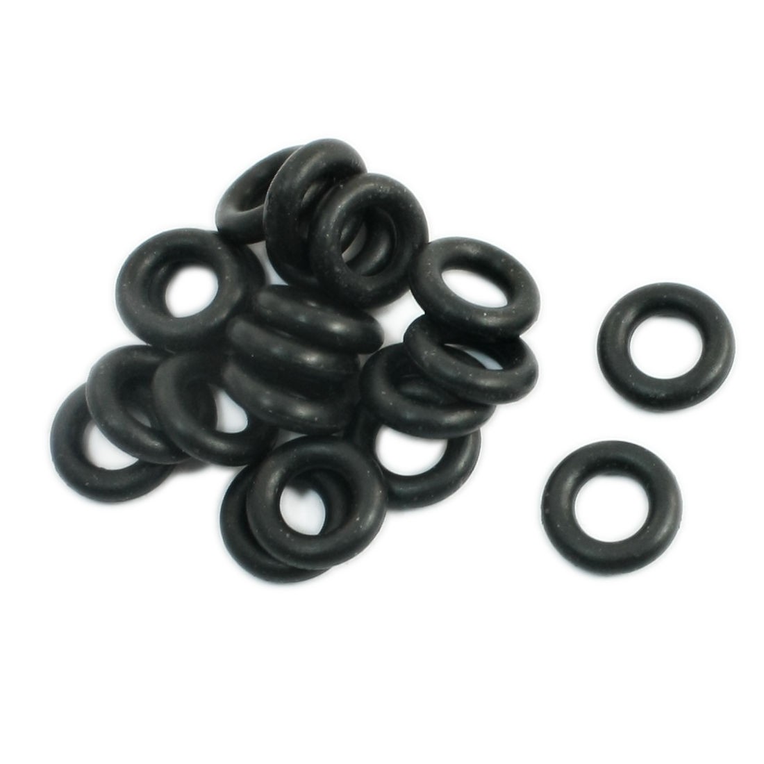 Replacement Black Rubber O Ring Oil Seal Gasket 10 x 5.2 x 2.4mm 20Pcs