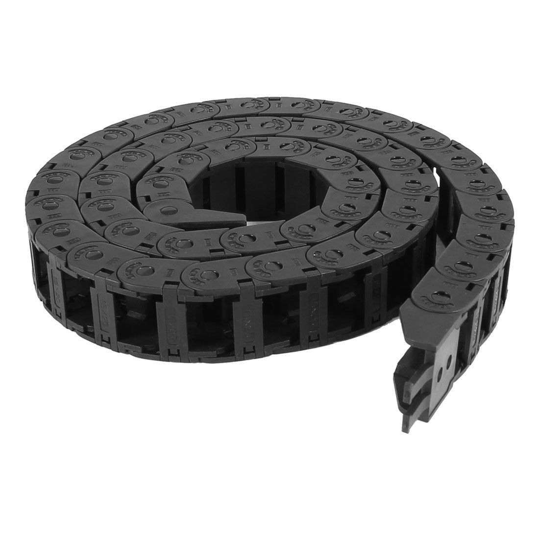 107cm Long 15mm x 20mm Machine Plastic Towline Cable Carrier Drag Chain
